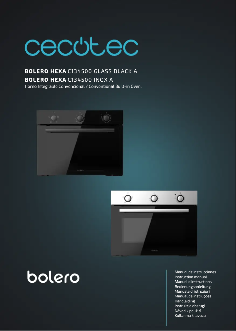 Page 1 de la notice Manuel utilisateur Cecotec Bolero Hexa C134500