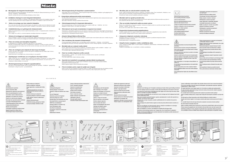 Page n°1 - Manuel utilisateur Miele G 4915 SCi XXL