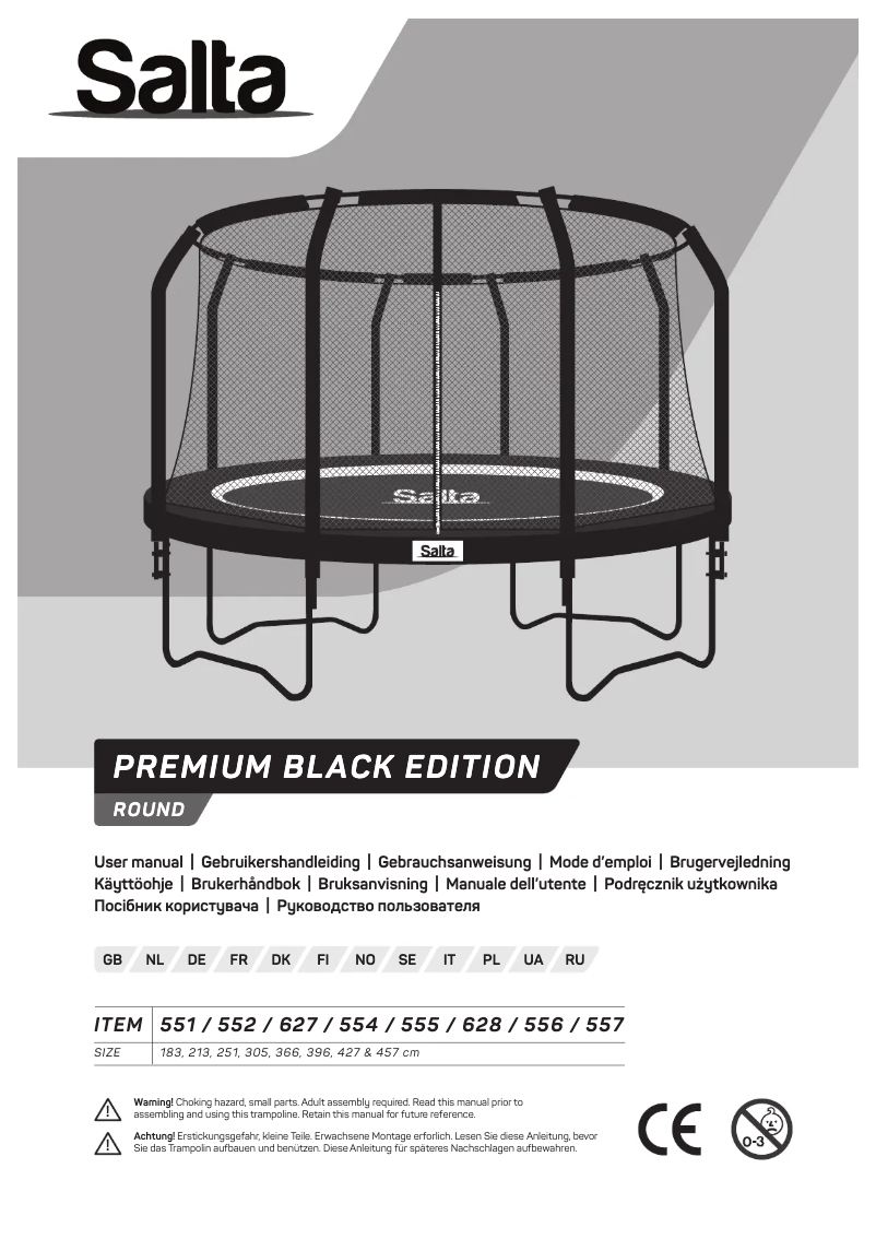 Image de la première page du manuel de l'appareil Premium Black Edition