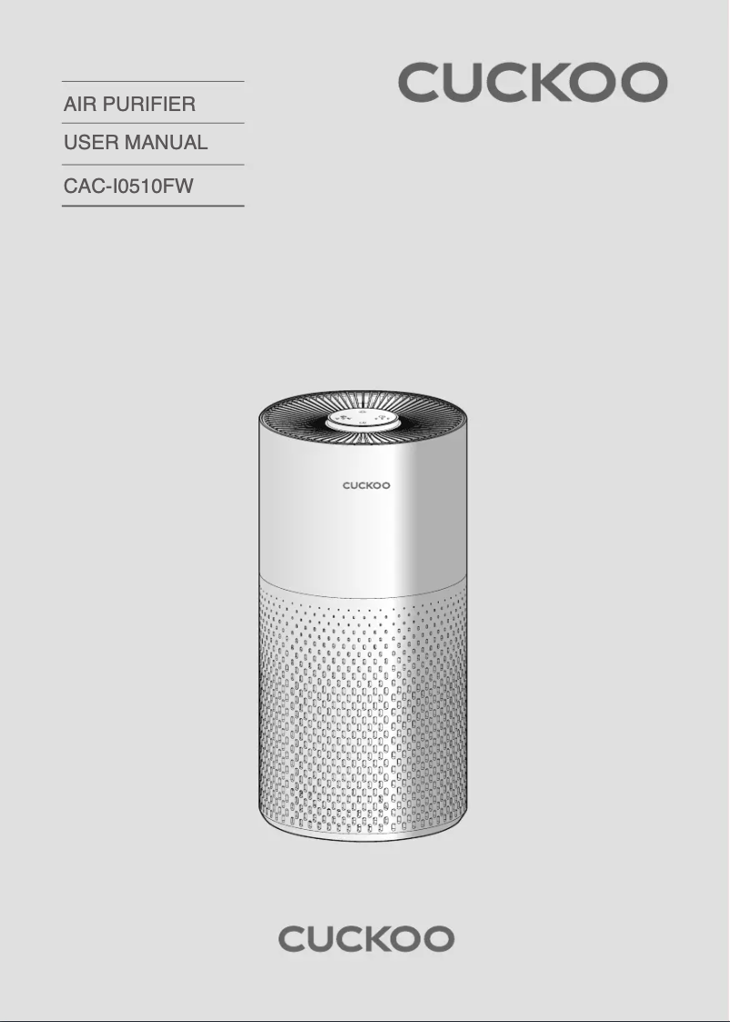 Page n°1 - Manuel utilisateur Cuckoo CAC-I0510FW