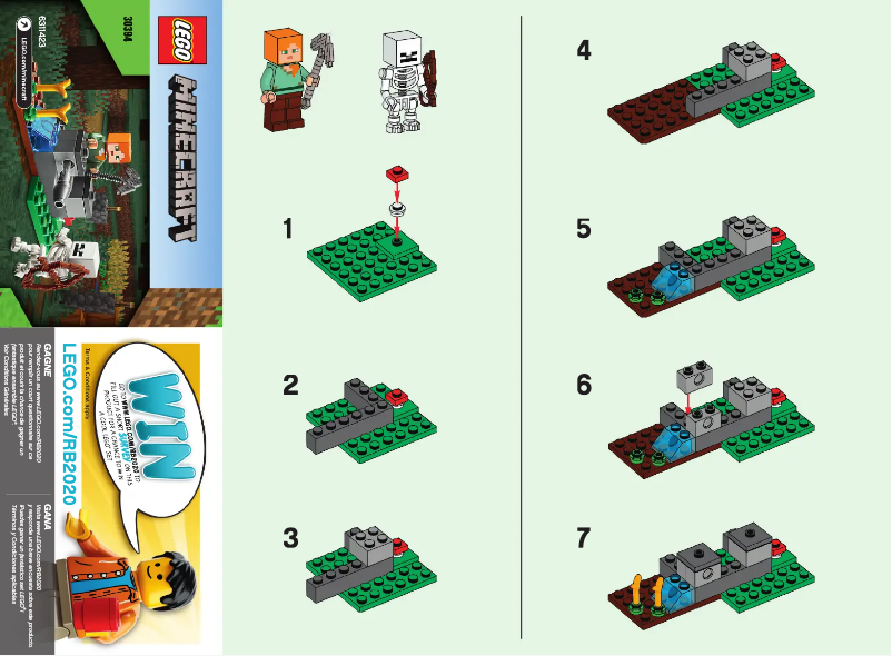 Image de la première page du manuel de l'appareil Minecraft 30394