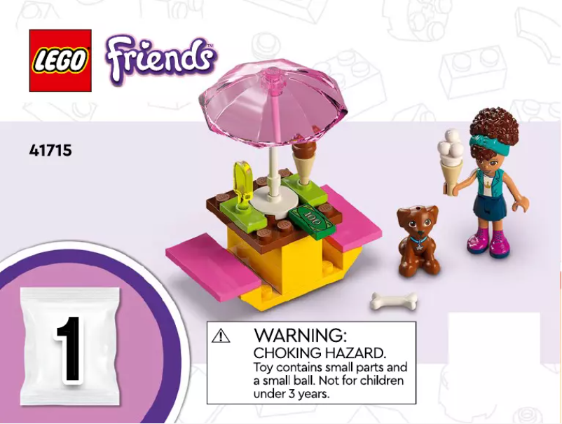 Page n°1 - Instructions / montage Lego Friends 41715