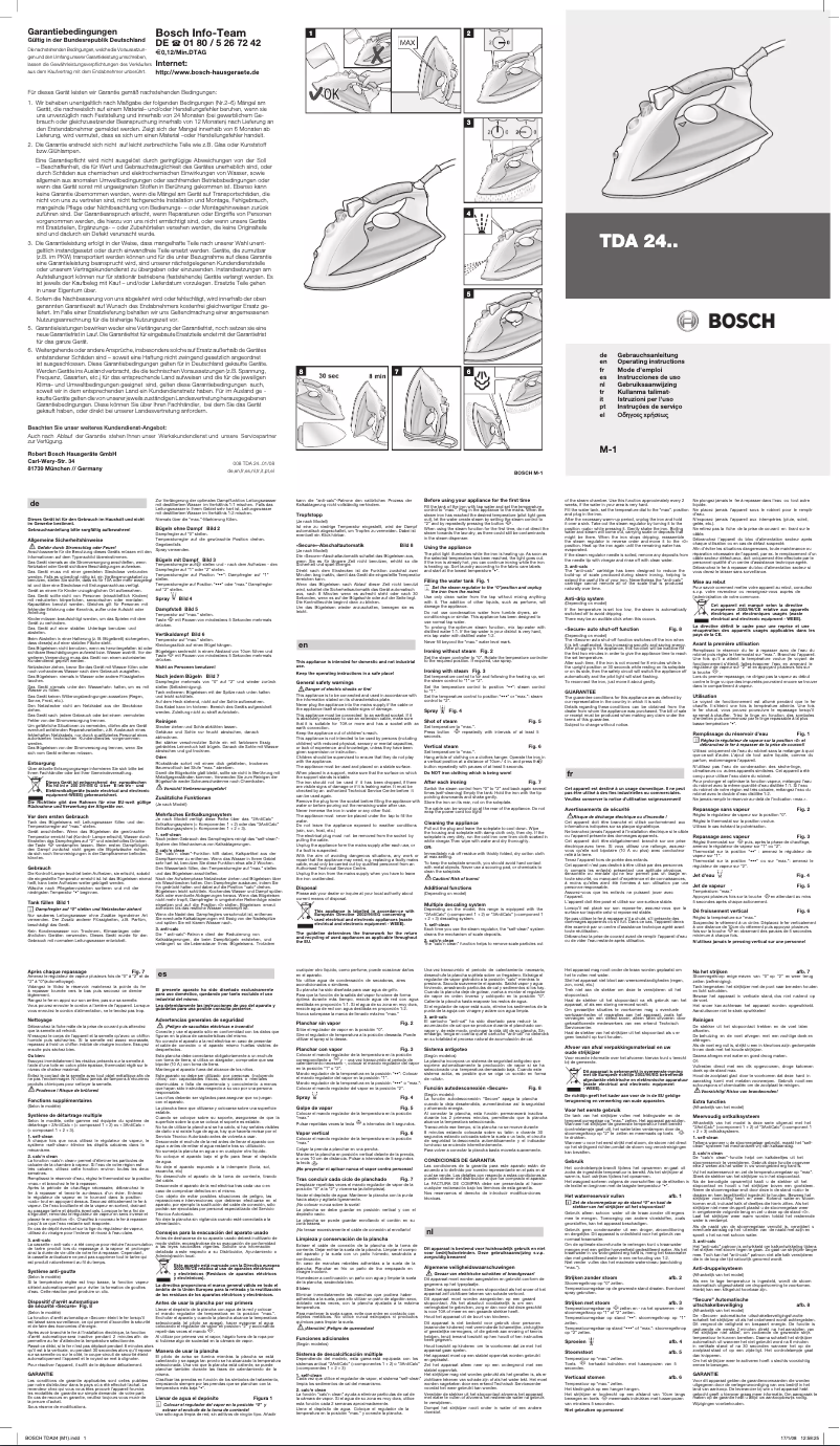 Page n°1 - Manuel utilisateur Bosch TDA 2454