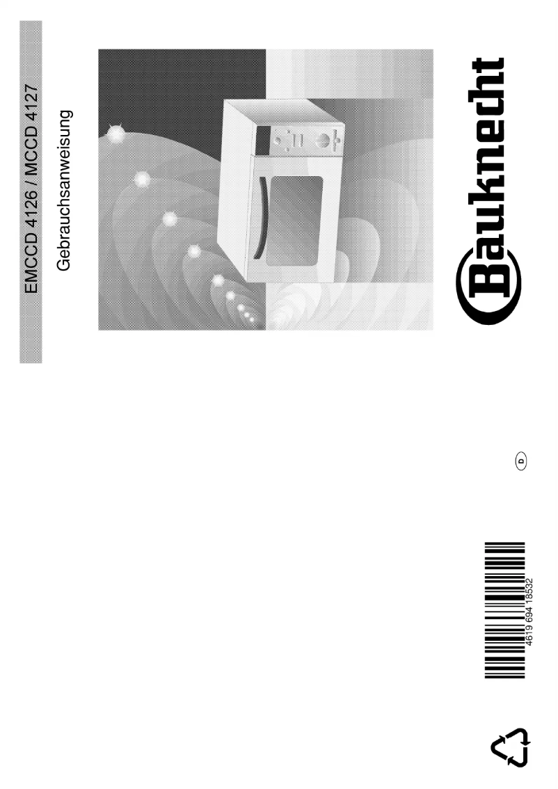 Página 1 del manual Manual de usuario Bauknecht EMCCD4126