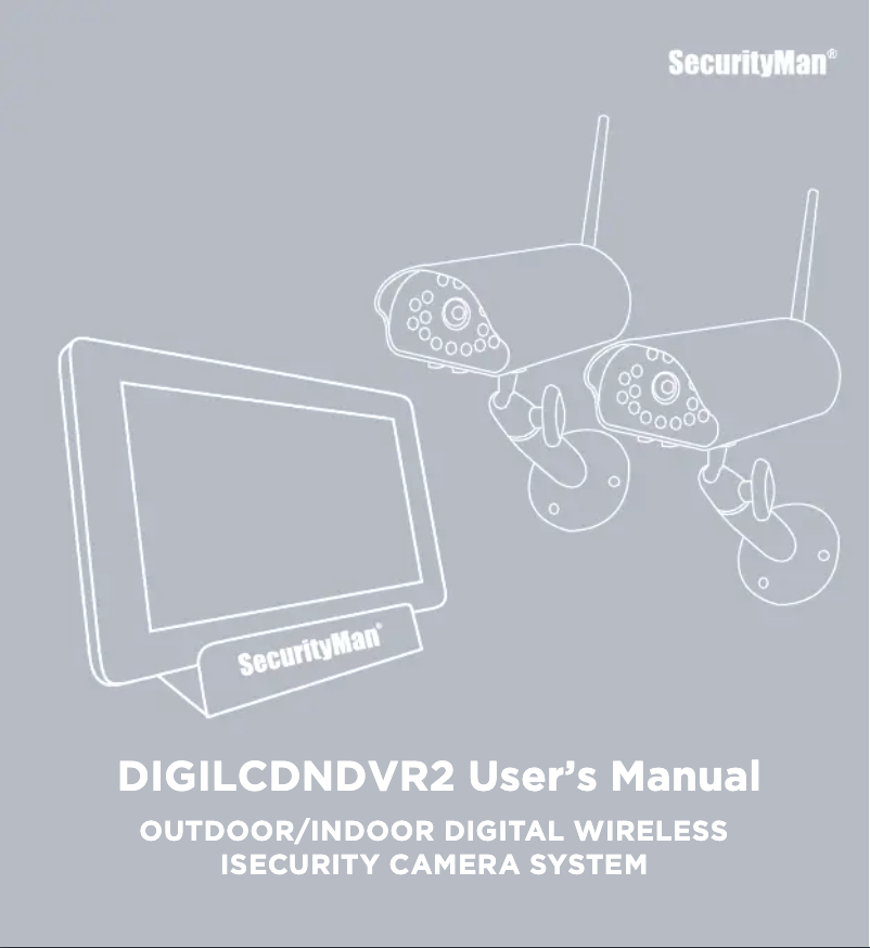 Image de la première page du manuel de l'appareil DIGILCDNDVR2