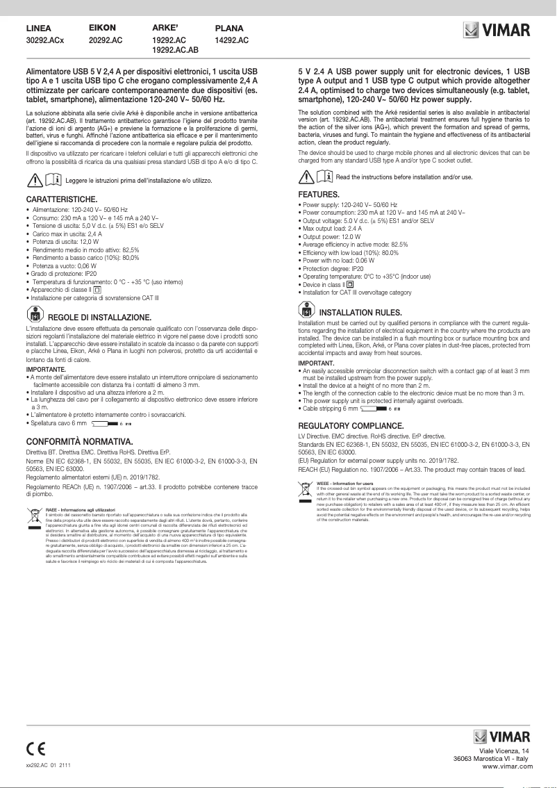 Image de la première page du manuel de l'appareil 30292.ACC