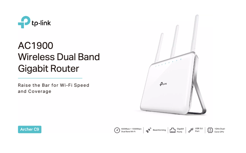 Page n°1 - Fiche technique TP-Link Archer C9
