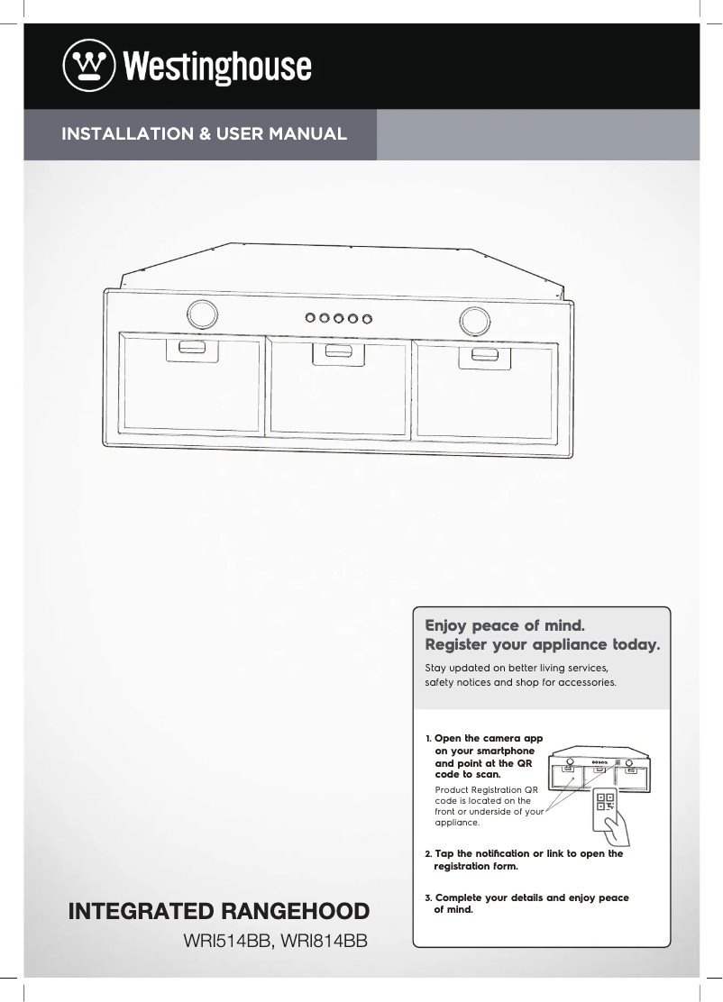 Image de la première page du manuel de l'appareil WRI514BB