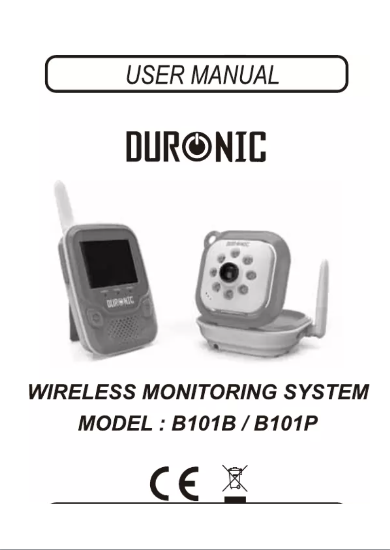 Page 1 de la notice Manuel utilisateur Duronic B101P