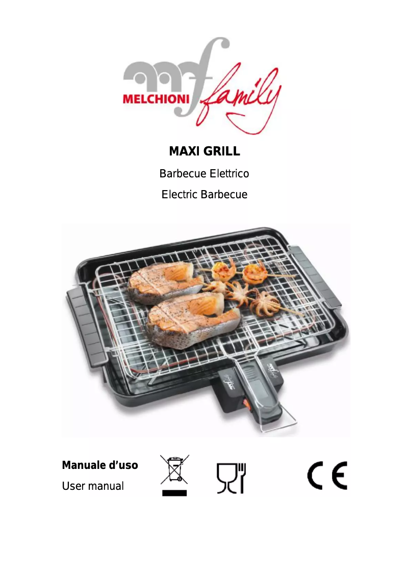 Image de la première page du manuel de l'appareil MAXI GRILL