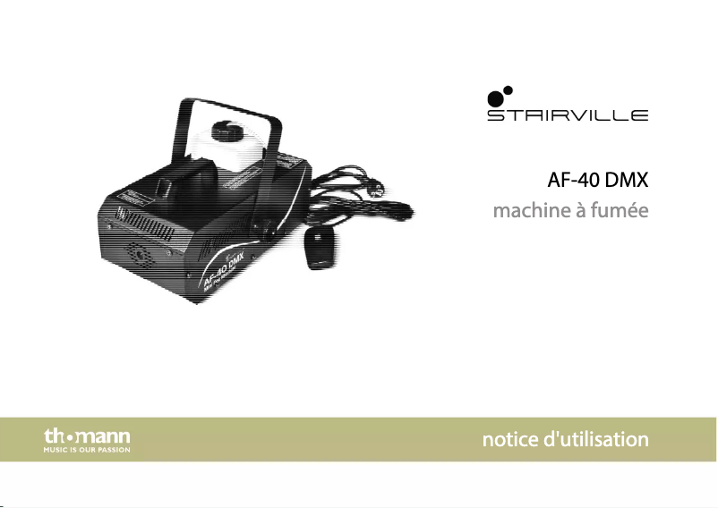 Image de la première page du manuel de l'appareil AF-40 DMX