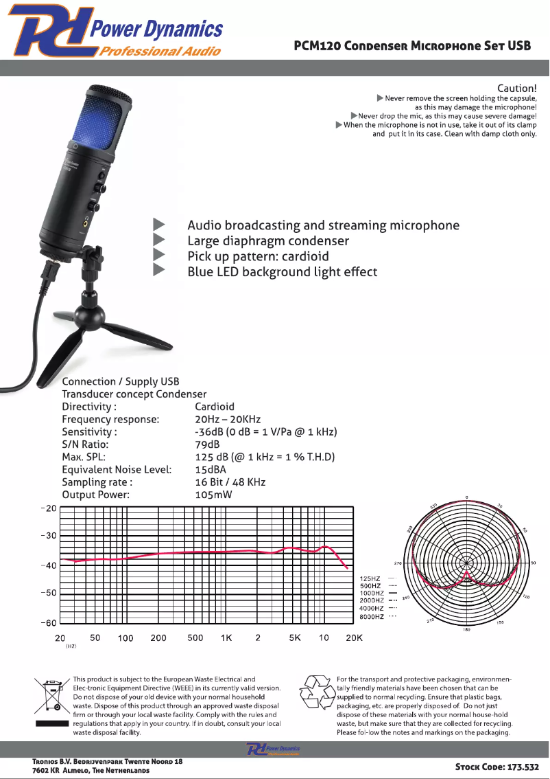 Image de la première page du manuel de l'appareil PCM120