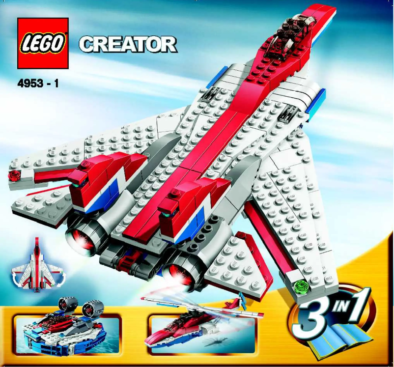 Page 1 de la notice Manuel utilisateur Lego Fast flyers