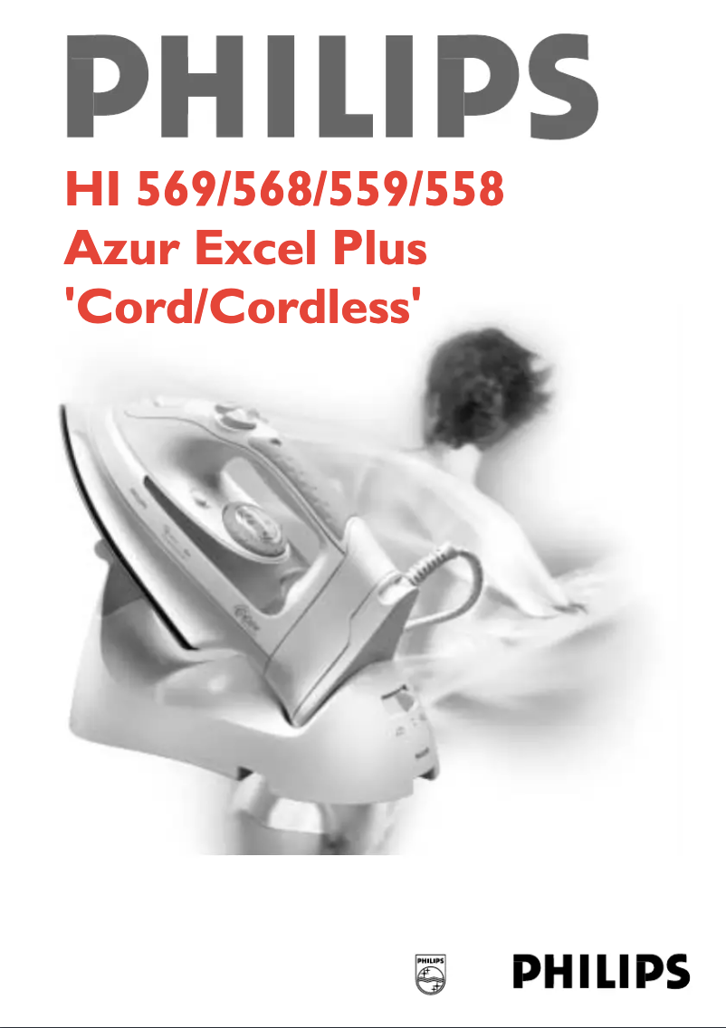 Image de la première page du manuel de l'appareil Azur Excel Plus HI558