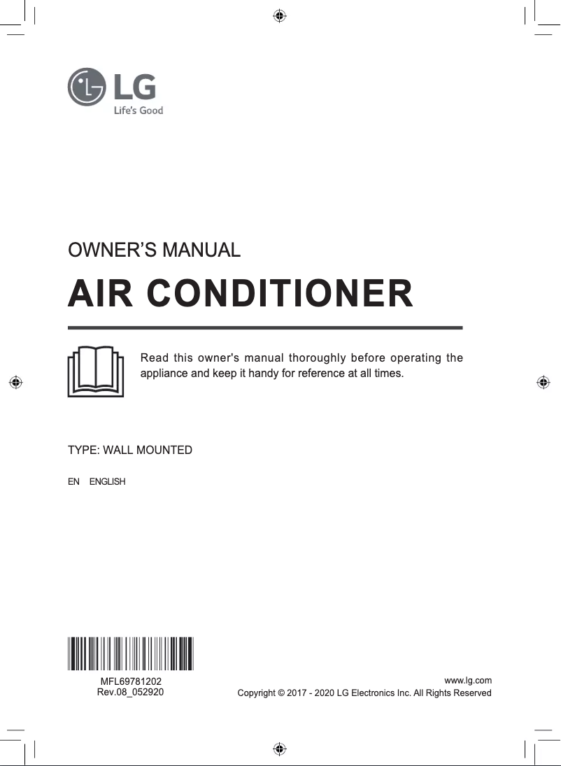 Page n°1 - Manuel utilisateur LG HSN12IPA
