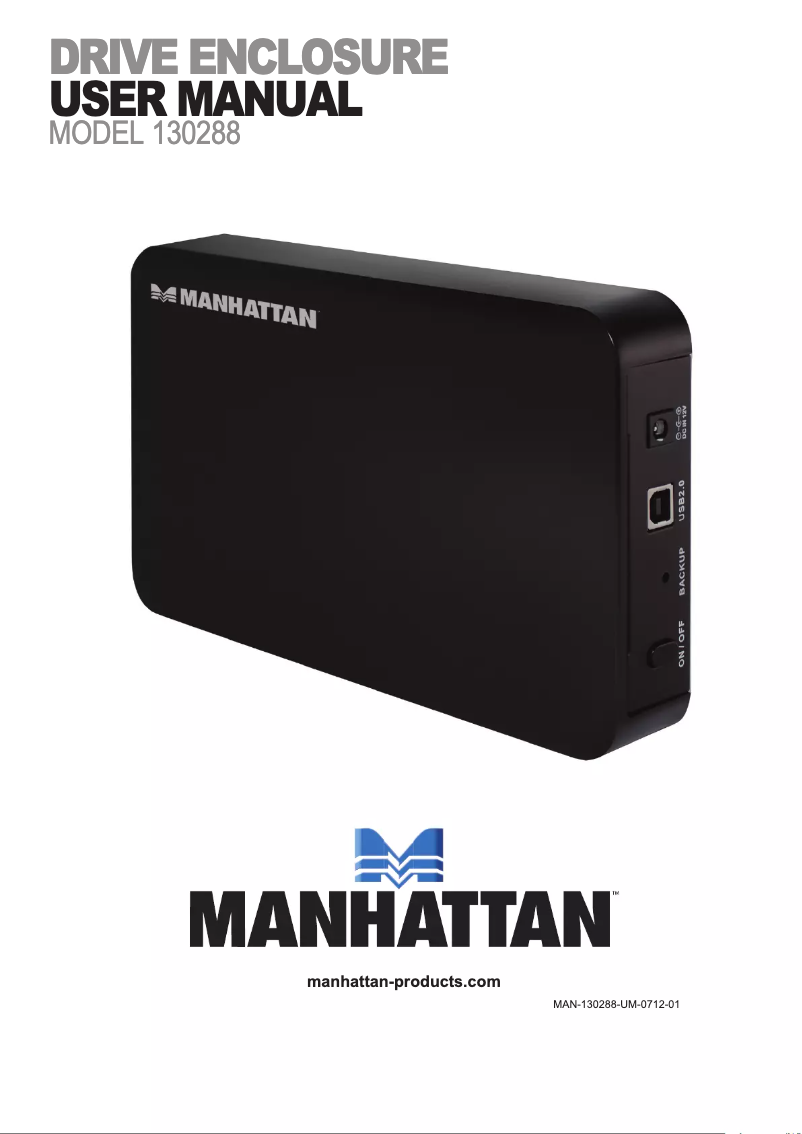 Page n°1 - Manuel utilisateur Manhattan 130288