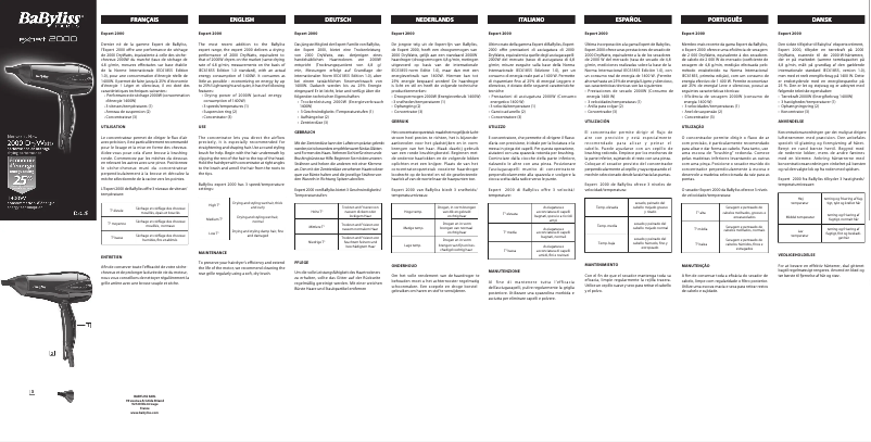 Image de la première page du manuel de l'appareil D302E