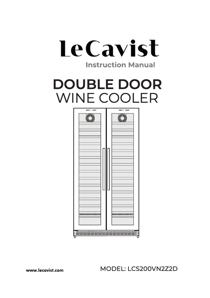 Page n°1 - Manuel utilisateur LeCavist LCS200VN2Z2D