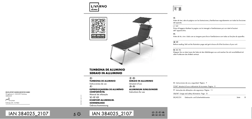 Image de la première page du manuel de l'appareil IAN 384025