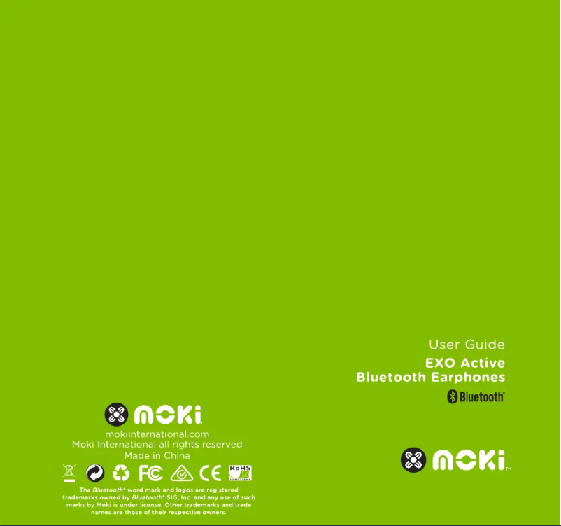 Image de la première page du manuel de l'appareil EXO Active