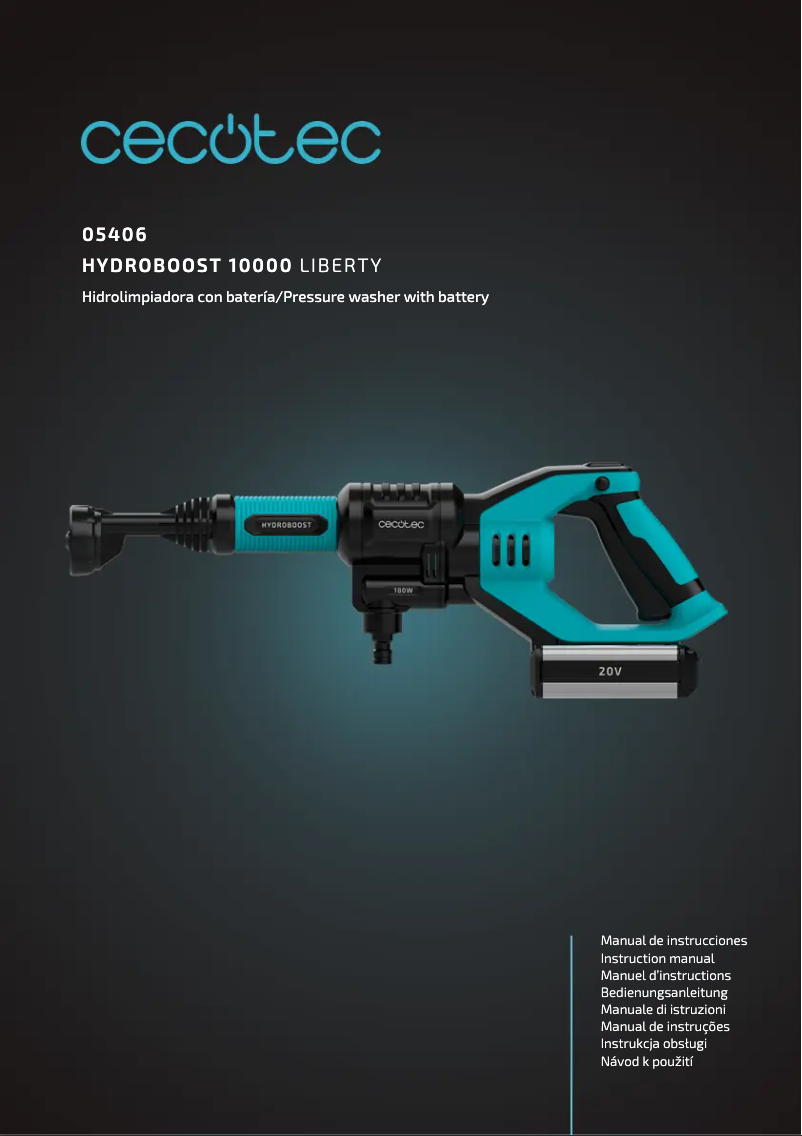 Page n°1 - Manuel utilisateur Cecotec HydroBoost 10000 Liberty
