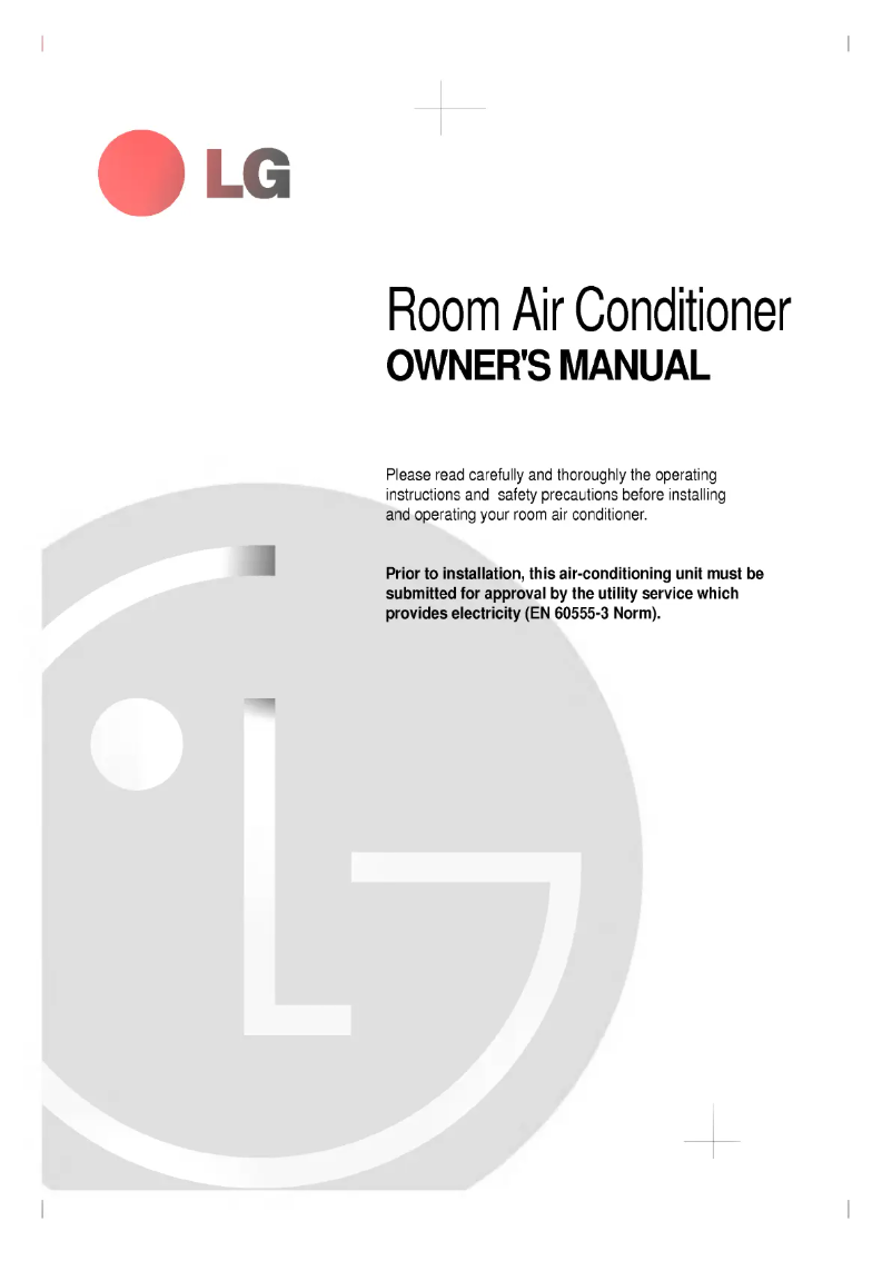 Image de la première page du manuel de l'appareil LW-C1231CL