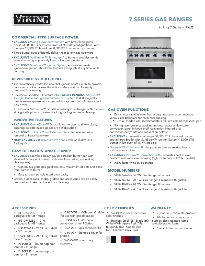 Image de la première page du manuel de l'appareil VGR74826GDGLP