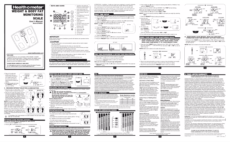 Image de la première page du manuel de l'appareil BFM884DQ1-60