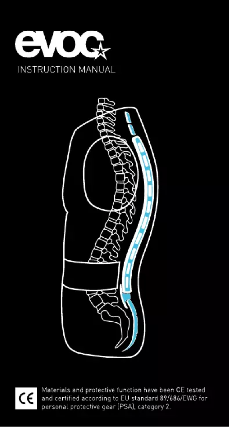 Página 1 del manual Manual de usuario EVOC Protector Vest Air+