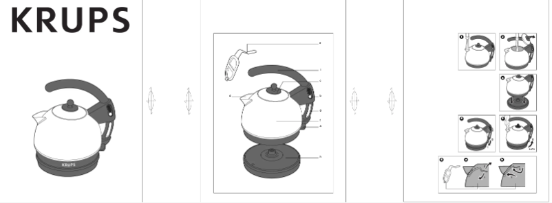 Page n°1 - Manuel utilisateur Krups F854