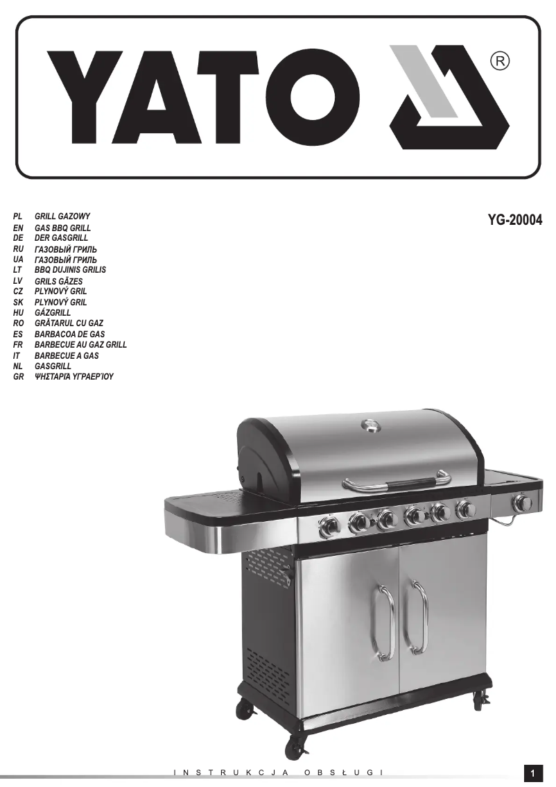 Página 1 del manual Manual de usuario Yato YG-20004