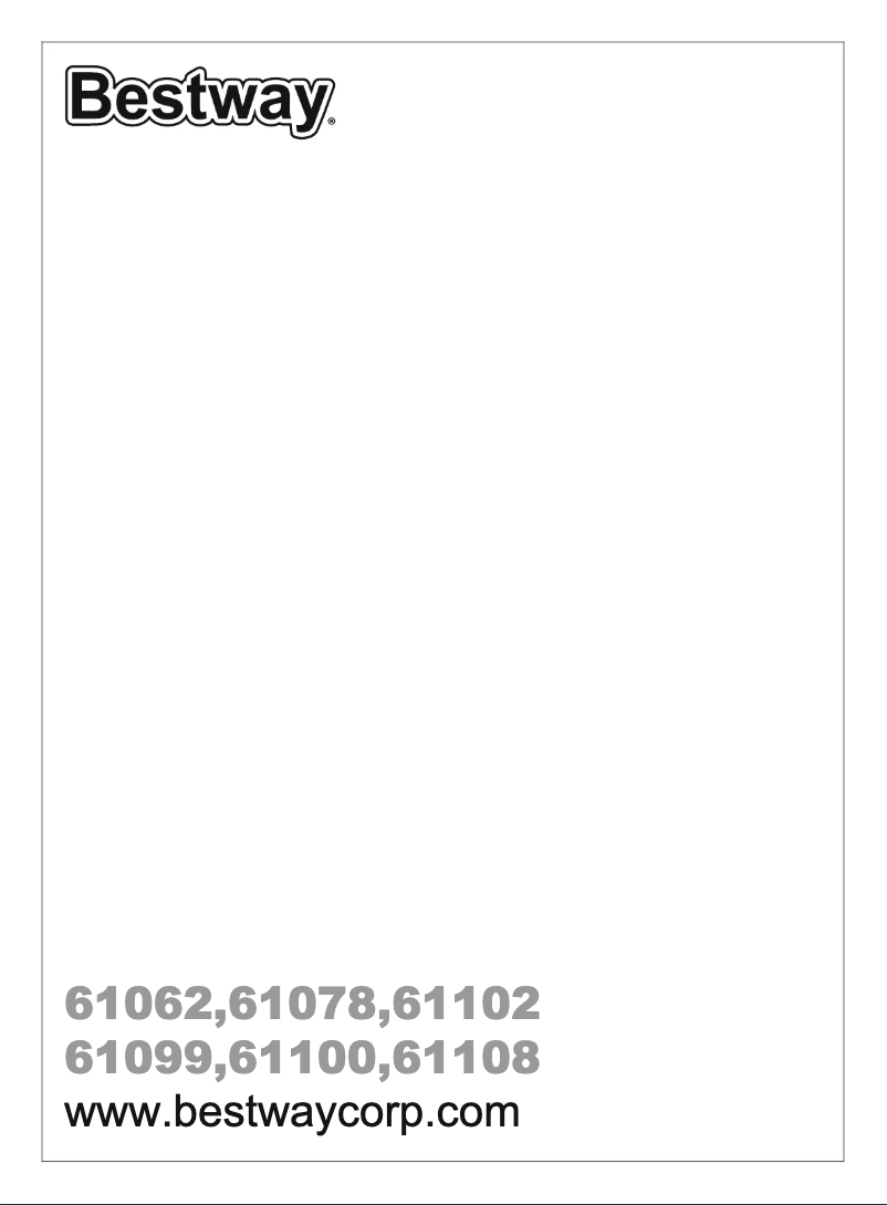 Page n°1 - Manuel utilisateur Bestway 61078