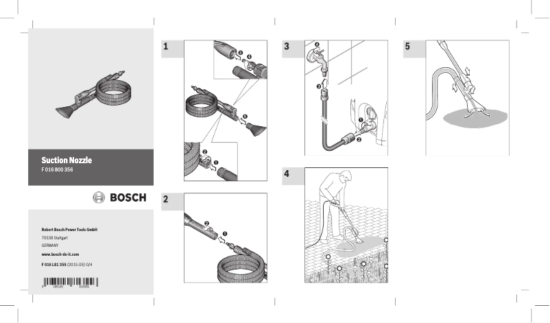 Page n°1 - Manuel utilisateur Bosch Suction Nozzle