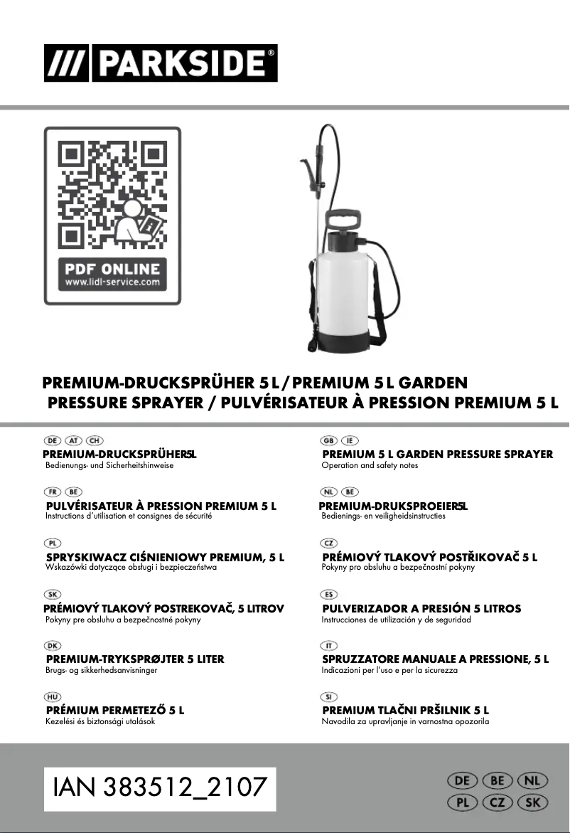 Image de la première page du manuel de l'appareil HG01829