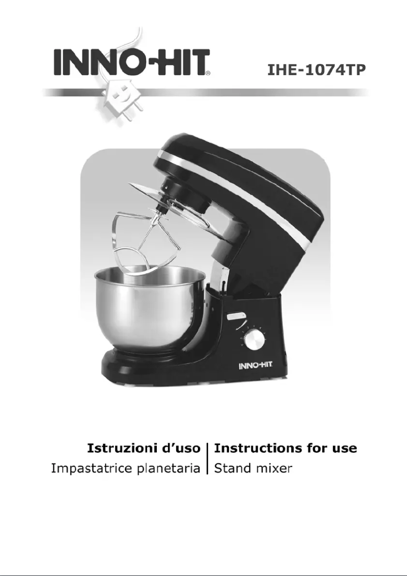 Page n°1 - Manuel utilisateur Inno-Hit IHE-1074TP