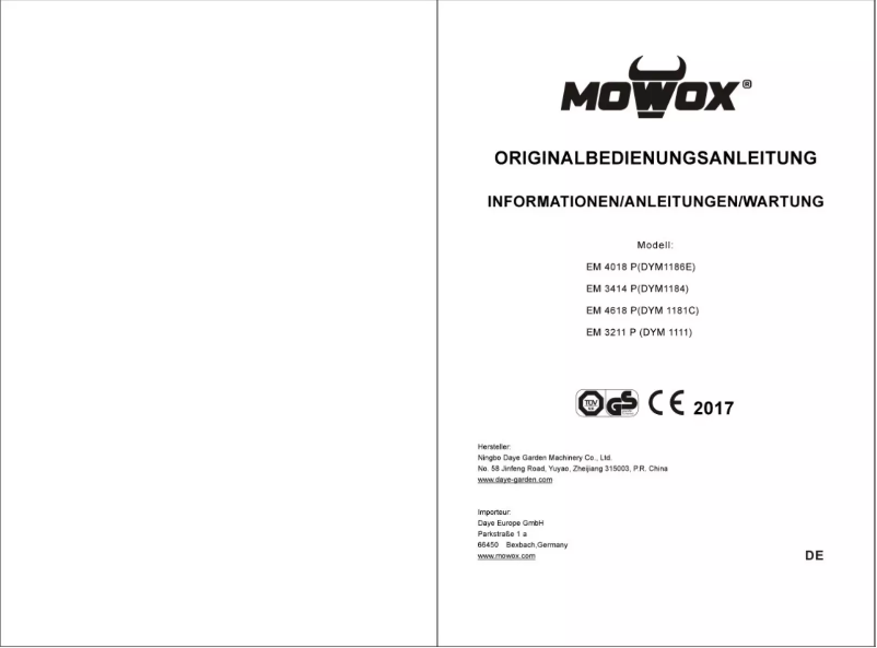 Imagen de la primera página del manual del dispositivo EM 3840 P-Li