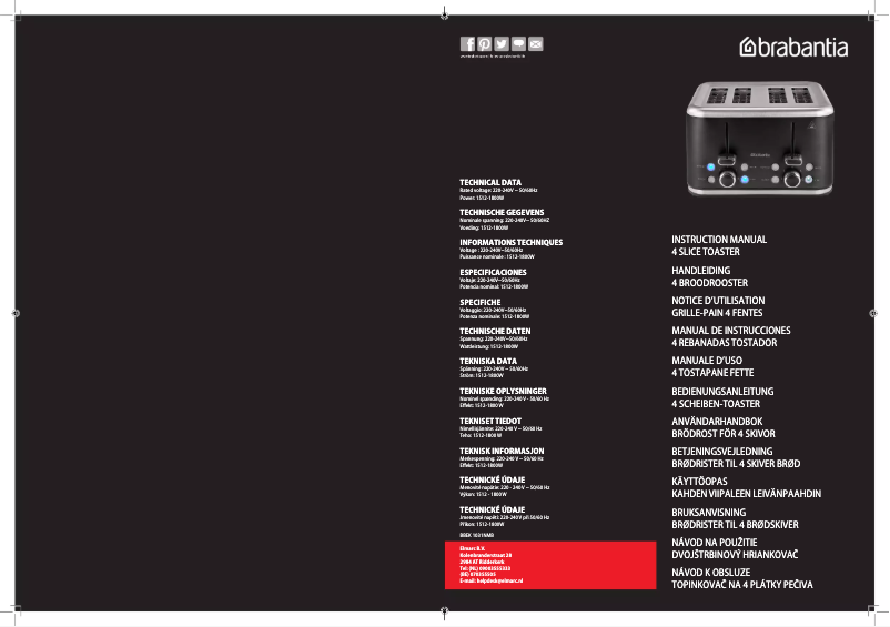 Image de la première page du manuel de l'appareil BBEK1031NMB