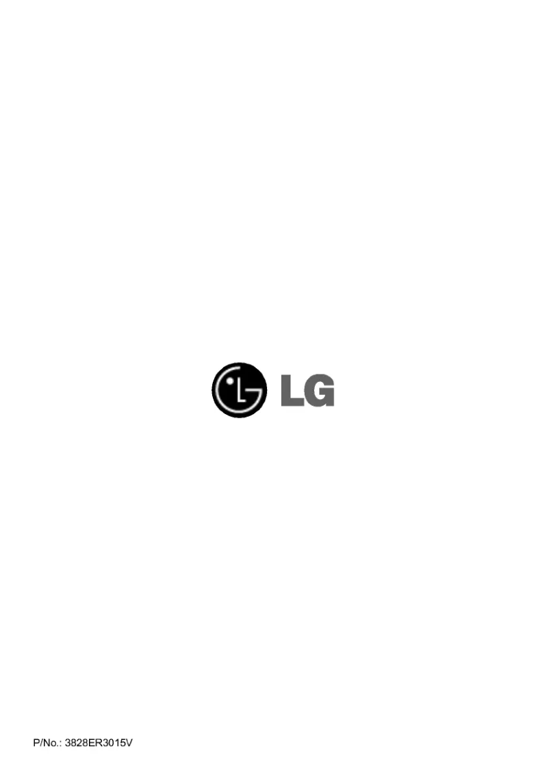 Page n°1 - Manuel utilisateur LG WD-10160FU