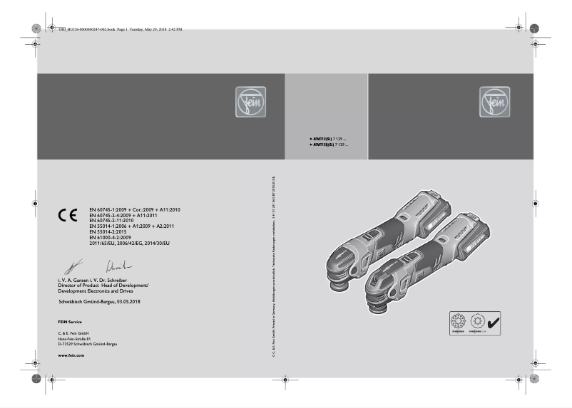 Imagen de la primera página del manual del dispositivo MultiTalent AFMT12QSL