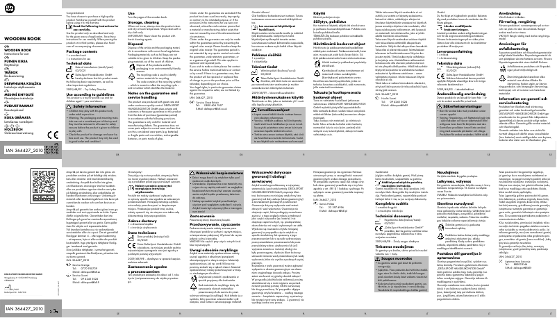 Image de la première page du manuel de l'appareil IAN 364427