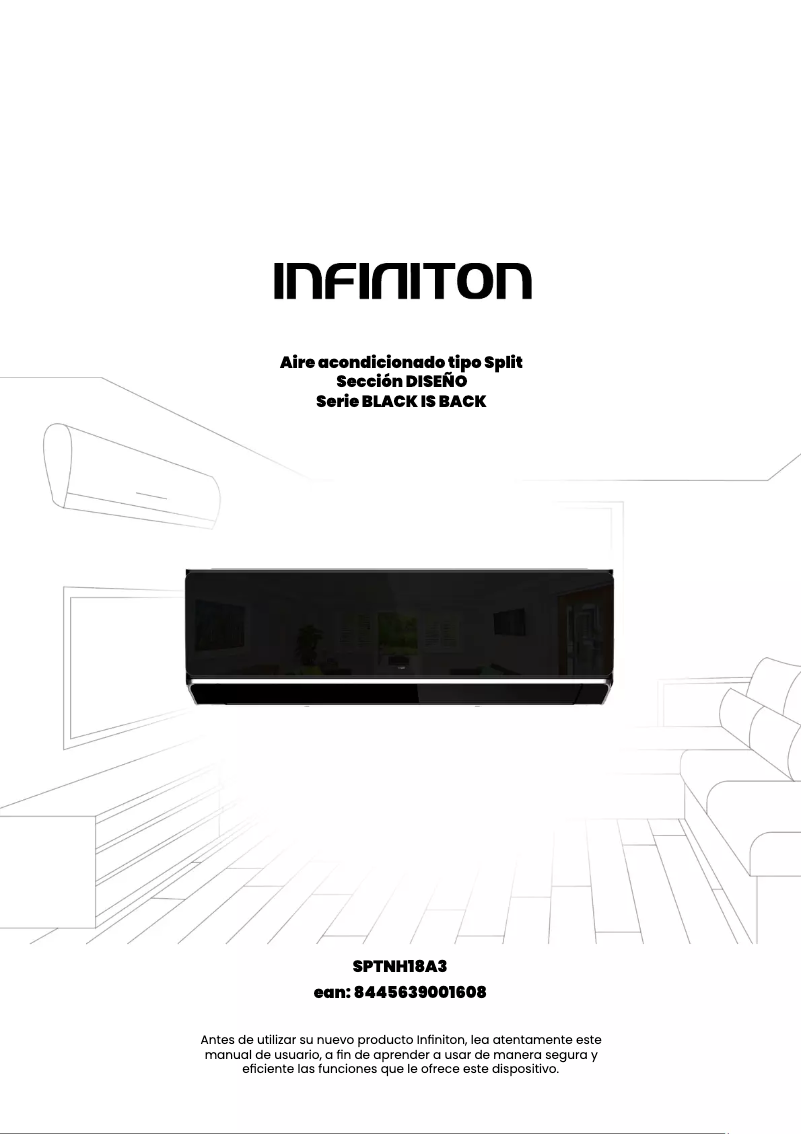 Page n°1 - Manuel utilisateur Infiniton SPTNH18A3