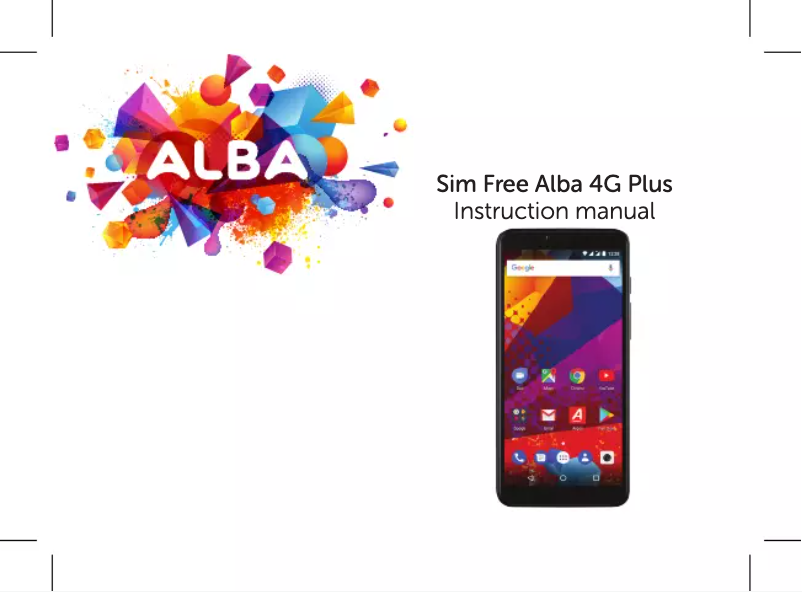 Page 1 de la notice Manuel utilisateur Alba 4G Plus