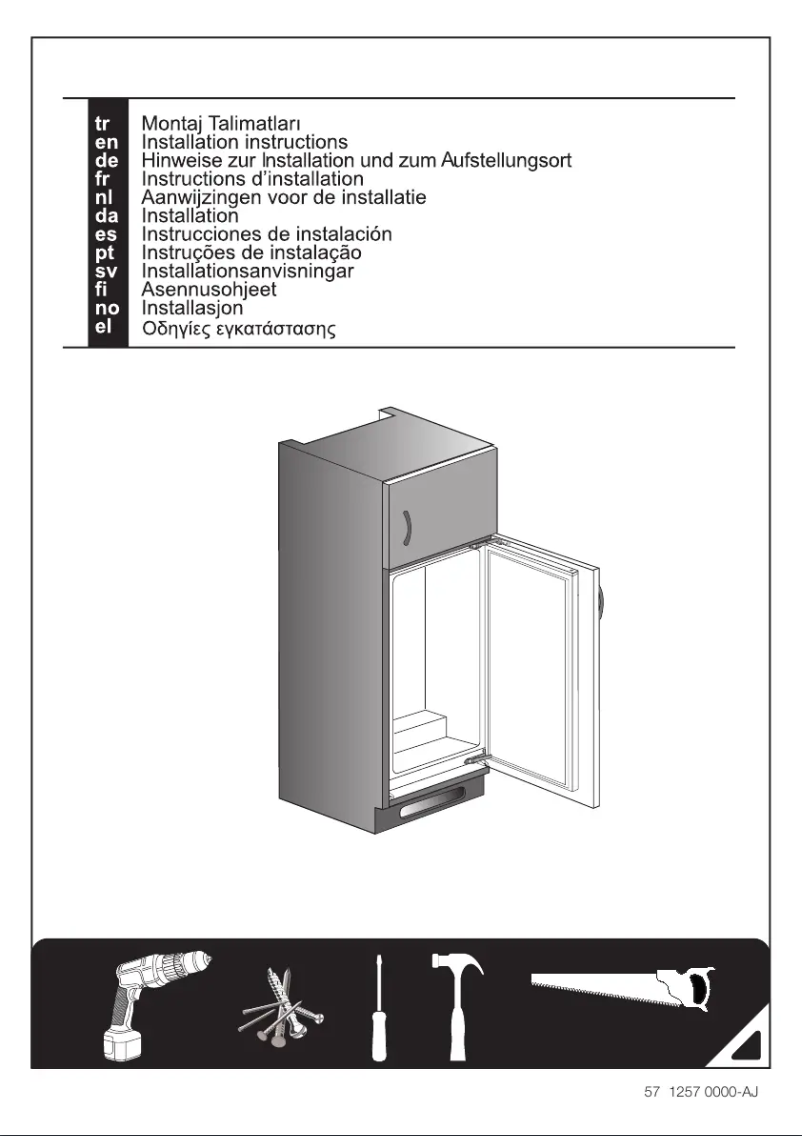 Page n°1 - Guide d'installation Teka CI 342