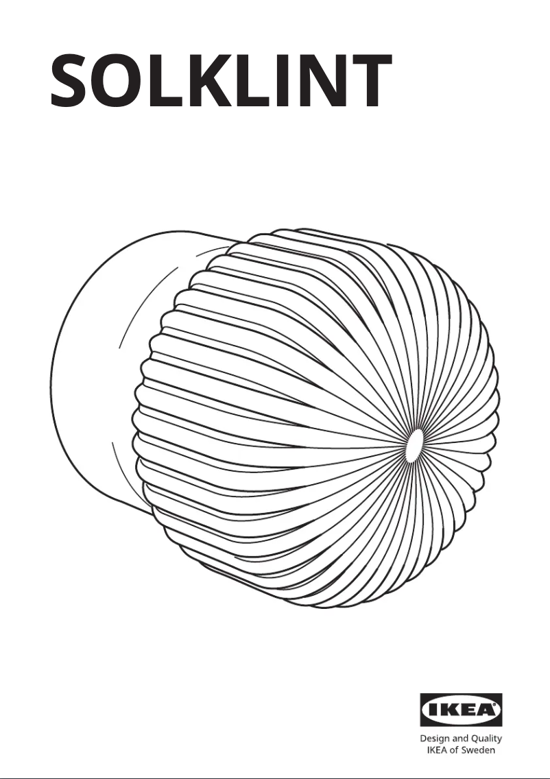 Image de la première page du manuel de l'appareil SOLKLINT 404.640.69
