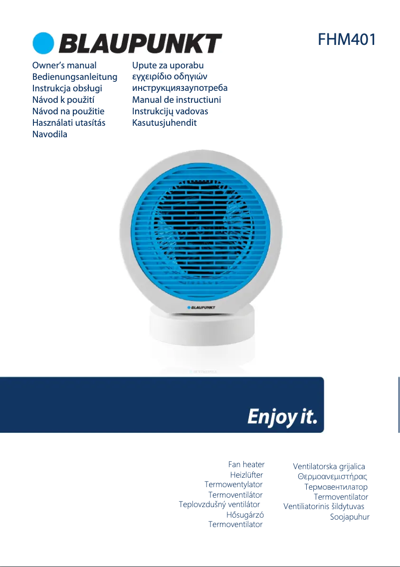 Page n°1 - Manuel utilisateur Blaupunkt FHM401