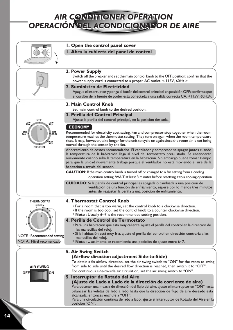 Page 1 de la notice Manuel utilisateur Panasonic CWC120AU
