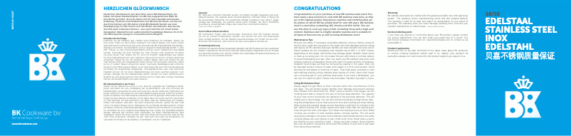 Page 1 de la notice Manuel utilisateur BK B5210.004