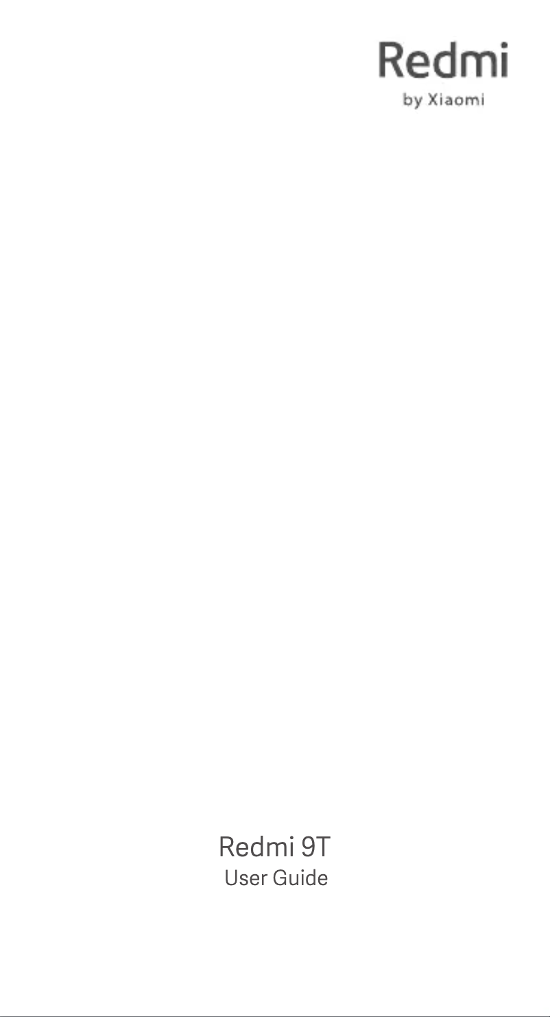 Page 1 de la notice Manuel utilisateur Xiaomi Redmi 9T