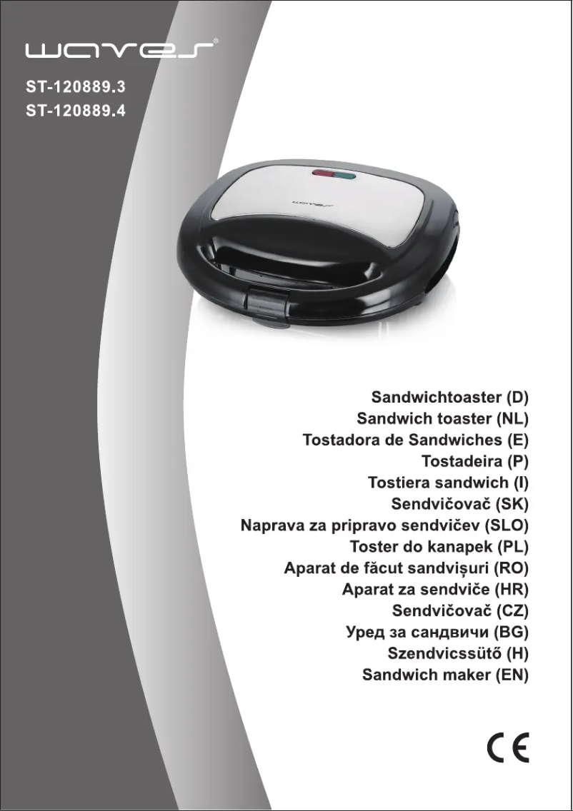 Image de la première page du manuel de l'appareil ST-120889.3