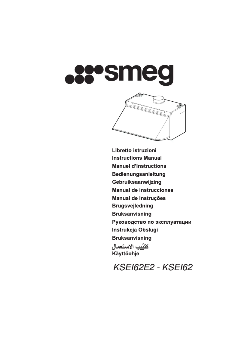 Page n°1 - Manuel utilisateur Smeg KSEI62E2
